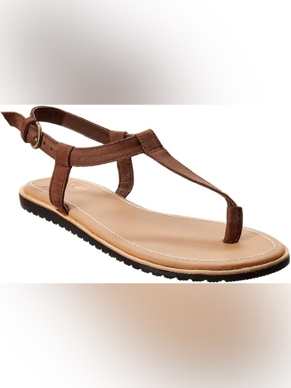 NWOB Sorel Bailee T Strap Leather Sandals Size 6.5